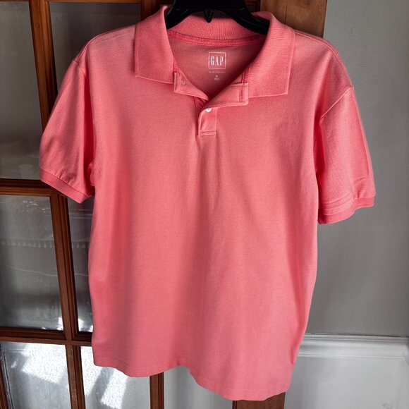 GAP Men's Pique Polo Shirt SZ: M - Picture 1 of 11